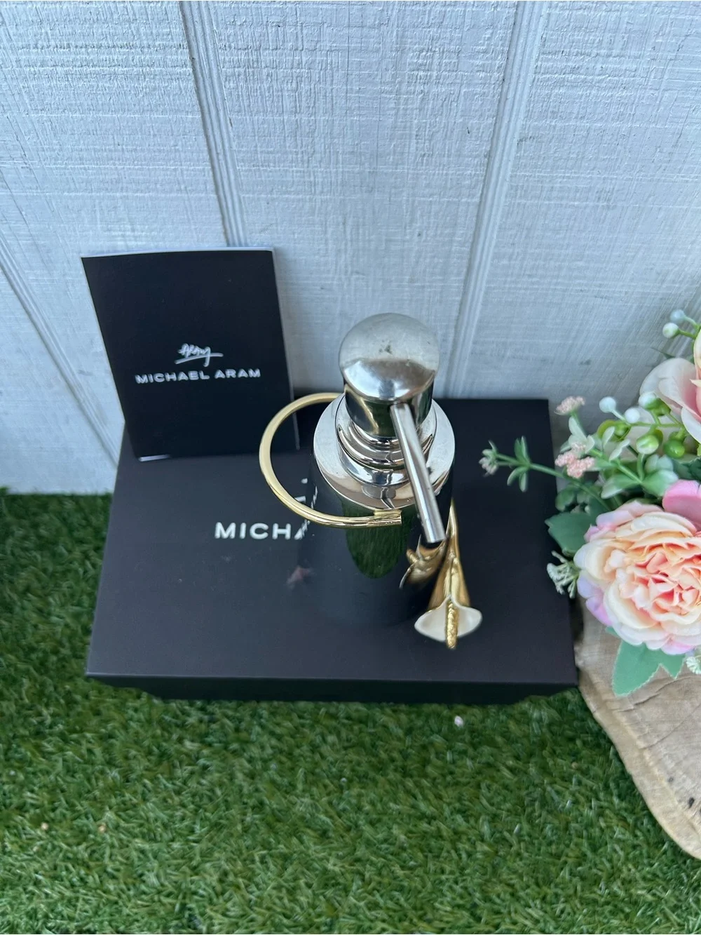 Michael Aram Calla Lily Soap Dispenser gently used